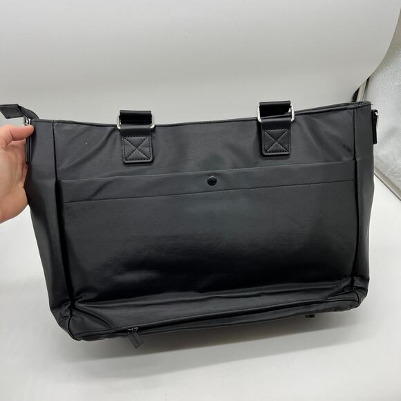 IHKWIP Cargo Catchall Tote with Two Crossbody Straps Metallic Black - Picture 14 of 16